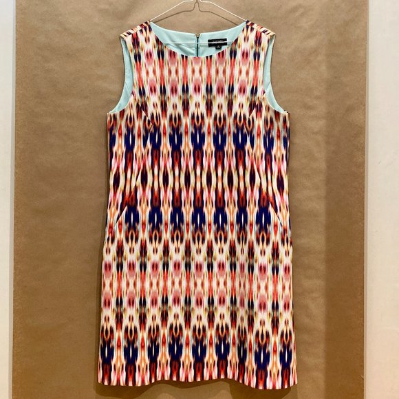 Tahari ikat shift dress - Picture 1 of 5